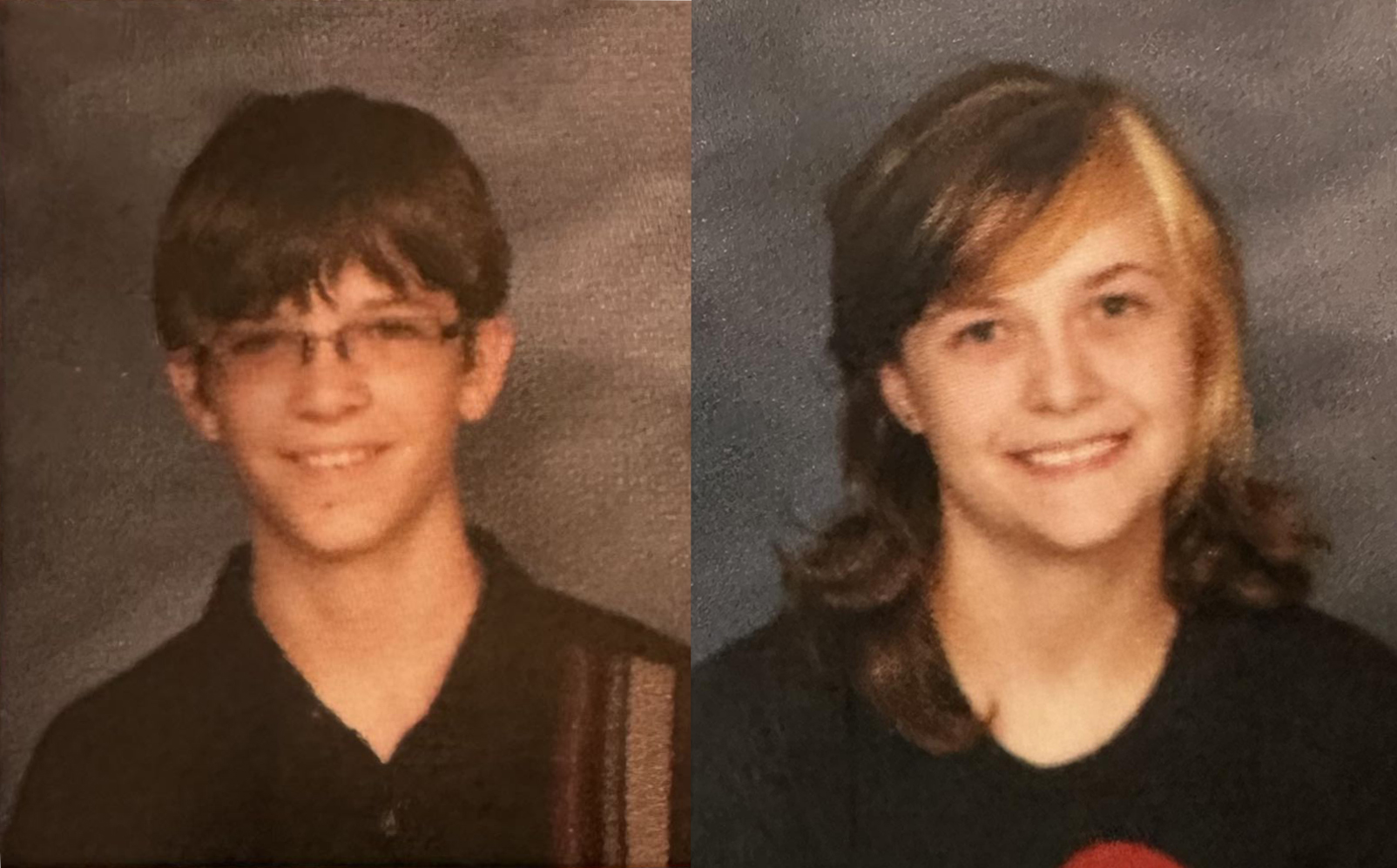 Joe and Joanne in their Freshaman Year Yearbook Photos