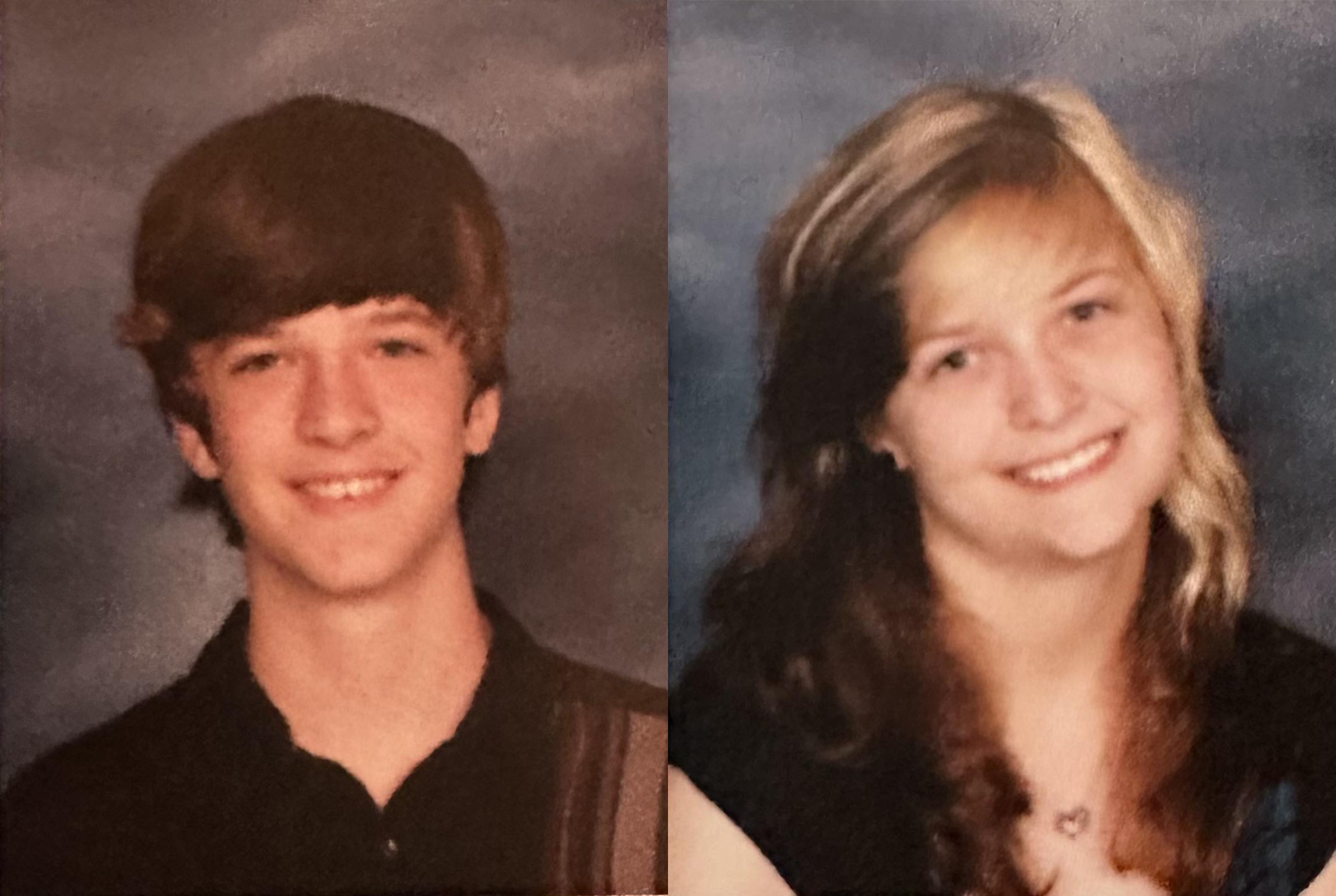 Joe and Joanne in their Sophomore Year Yearbook Photos